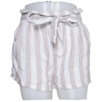 Korte broek (Beige, Wit) van Amisu Linnen, Viscose