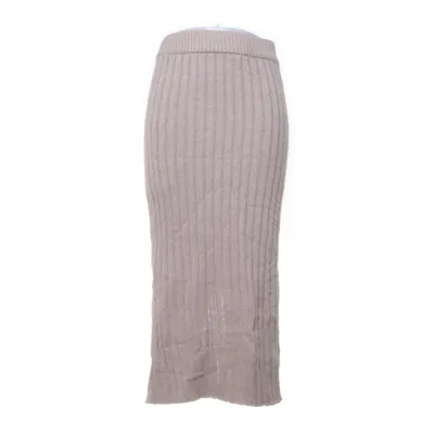 Nederdel (Beige) fra Studio Stockholm Bomuld, Uld