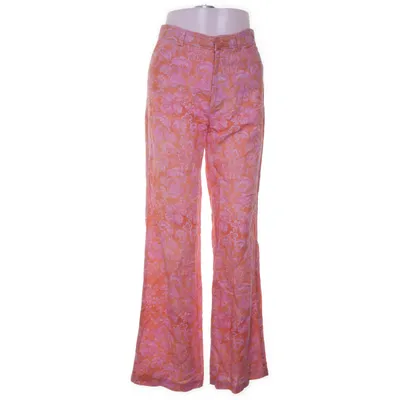 Byxor (Orange, Rosa, Flerfärgad) från Zara Bomull, Linne