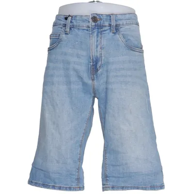 Denim shorts (Blauw) van Denim Day Katoen, Elastaan