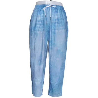 Pyjamasbyxor (Blå, Vit)