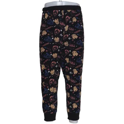 Pyjamasbyxor (Svart, Flerfärgad) från Marvel Bomull, Elastan