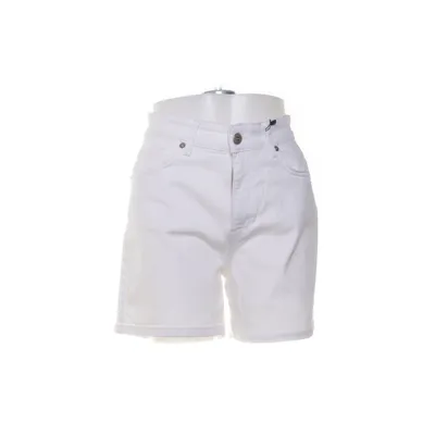 Denim shorts (Wit) van Dobber Katoen, Elastaan