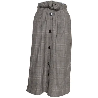 Kjol (Brun, Flerfärgad) från Mango Casual Elastan, Polyester, Viskos