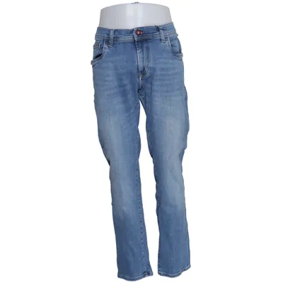 Spijkerbroek (Blauw) van Pioneer Katoen, Elastaan