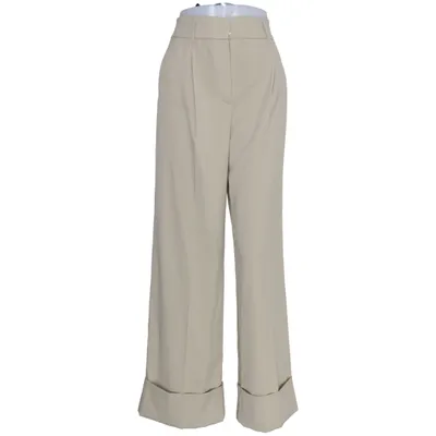 Pantalon patte d'éléphant (Gris) de Yaya Women Élasthane, Polyester, Viscose