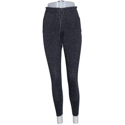 Joggingbroek (Zwart, Zilver) van Dorothee Schumacher Merinowol, Metallvezel, Polyester