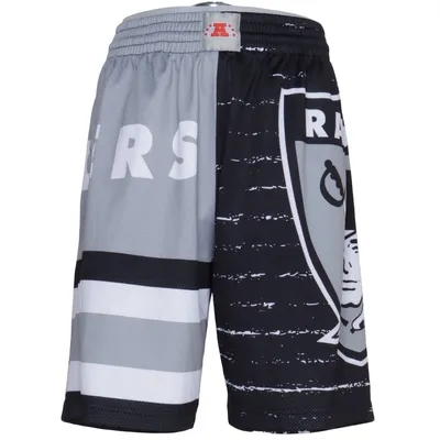 Basketshorts (Grå, Svart, Vit) från Mitchell & Ness Polyester