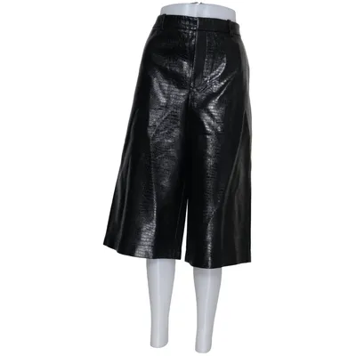 Culottes (Black) from Zara Cotton, Polyester, Viscose