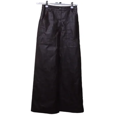 Palazzobyxor (Brun) från Bardot Bomull, Elastan, Skinnimitation, Polyester, Polyuretan