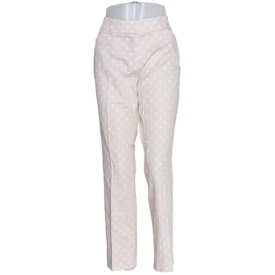 Chinos (Beige, Wit) van Comma Katoen, Elastaan