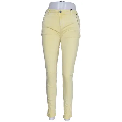 Jean (Jaune) de Hand Work Denim Coton, Élasthane