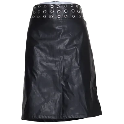 Nederdel (Sort) fra Amisu Polyester, Polyurethan