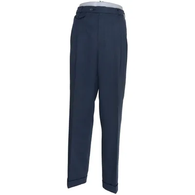 Pantalon de costume (Bleu) de Henry Morell Coton, Polyester