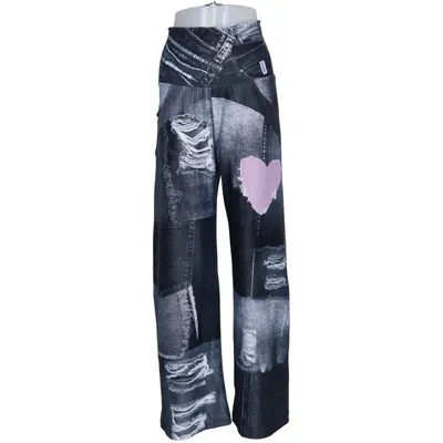 Hose (Grau, Schwarz, Mehrfarbig) von Winshape Elasthan, Polyester