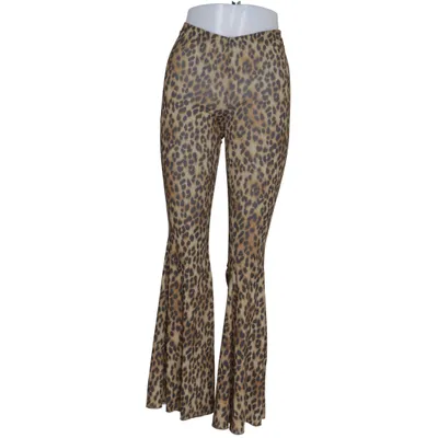 Byxor (Beige, Flerfärgad) från Divided by H&M Polyester, Elastan
