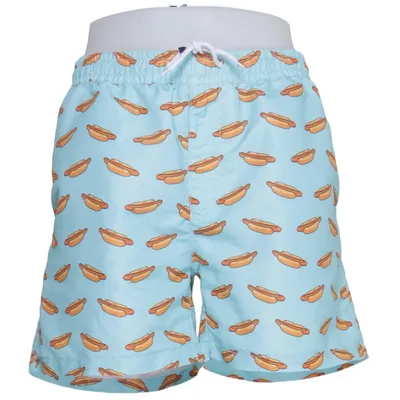 Badshorts (Blå, Flerfärgad) från Biltema Polyester