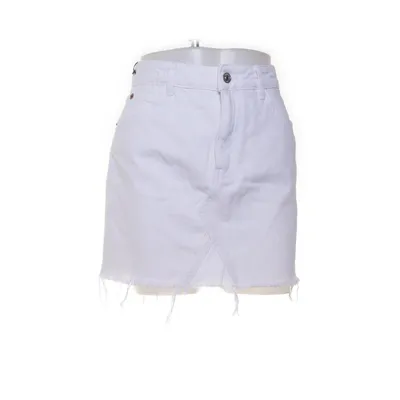 Jeanskjol (Vit) från Mango Denim Ekologisk bomull