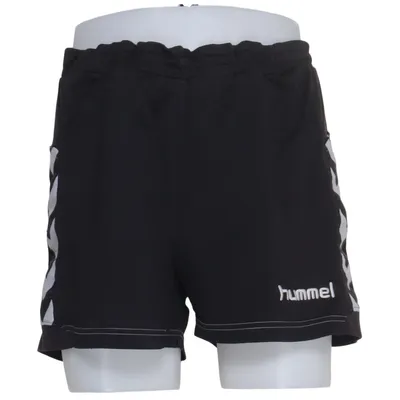 Trainingsshorts (Zwart, Wit) van Hummel Polyester