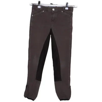 Rijbroek (Bruin) van Toptex Katoen, Elastaan, Polyester