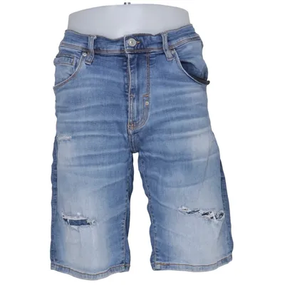 Denim shorts (Blauw) van Antony Morato Katoen, Elastaan