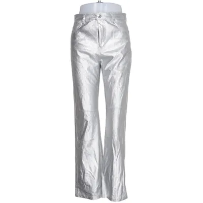 Jeans (Silver) from Bershka Polyurethane