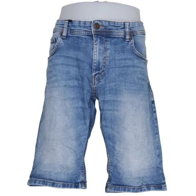 Denim shorts (Blue) from Smog Cotton, Elastane