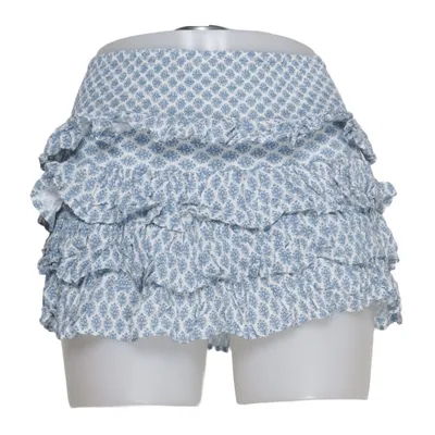 Skirt (Blue, White) from Subdued Viscose