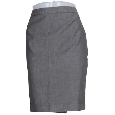 Pencil skirt (Gray) from TM Lewin Polyester, Wool