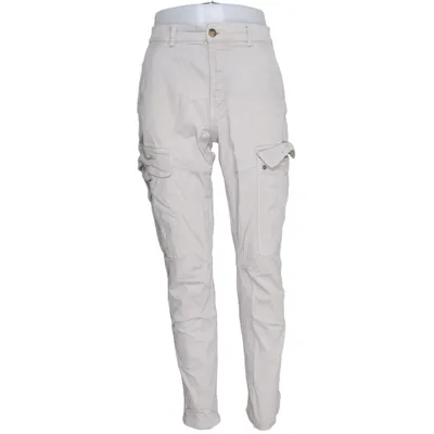 Pantalon cargo (Beige) de WE Coton, Élasthane