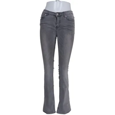 Jeans (Grå) fra BLK DNM Bomuld, Elastan, Polyester, Viscose