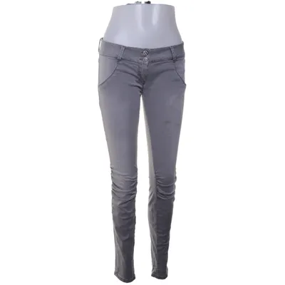 Jeans (Grå) från Met Bomull, Elastan