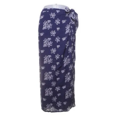 Wikkelrok (Wit, Blauw) van Joy Viscose