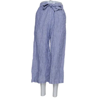 Pants (Blue, White) from Cotton Republic Linen