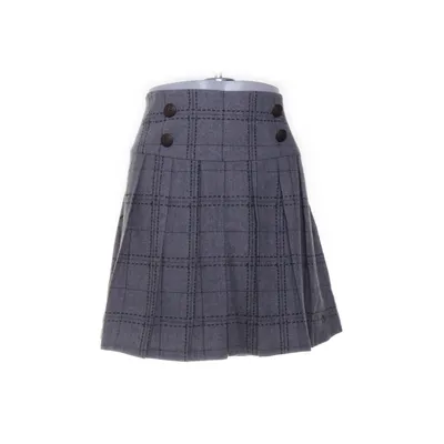 Kjol (Grå) från Number One Polyester, Viskos, Ull