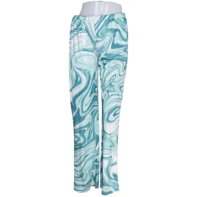 Pantalon patte d'éléphant (Vert, Blanc, Bleu, Multicolore) de Hosbjerg Élasthane, Polyester