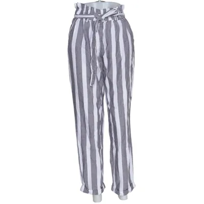 Pants (Gray, White) from Sustainable Collection Linen, Lyocell