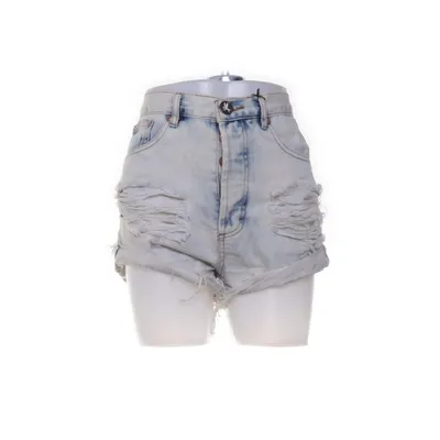 Denim shorts (Blue, White) from One Teaspoon Cotton