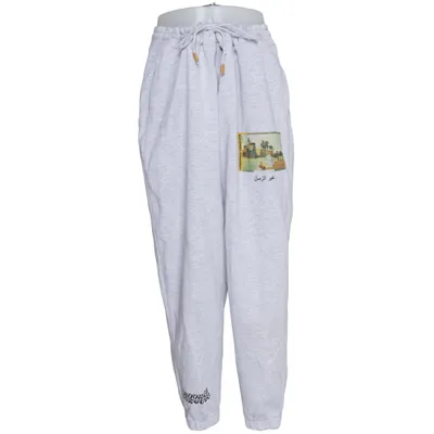 Pantalon de survêtement (Gris) de Crooked Tongues Coton, Polyester