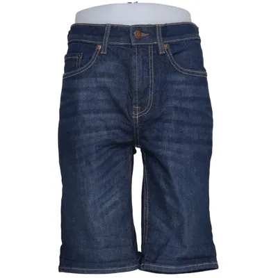 Denim shorts (Blauw) van Dressmann Elastaan, Gerecycled katoen