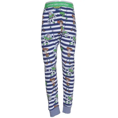 Pantalon de pyjama (Bleu, Blanc, Multicolore) de Peter Alexander Coton, Élasthane, Polyester