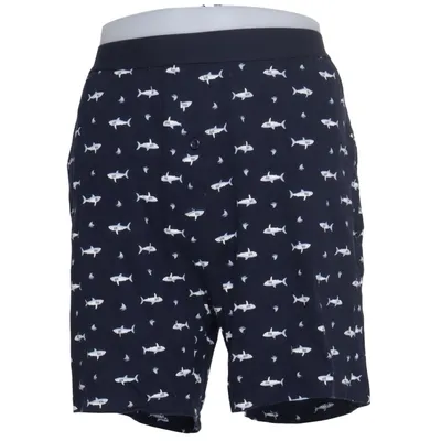 Short de pyjama (Bleu) de Livergy Coton
