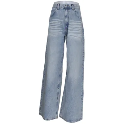 Spijkerbroek (Blauw) van Monday Katoen