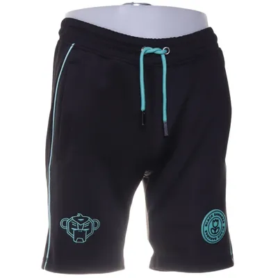 Träningsshorts (Svart, Turkos) från Black Bananas Polyester