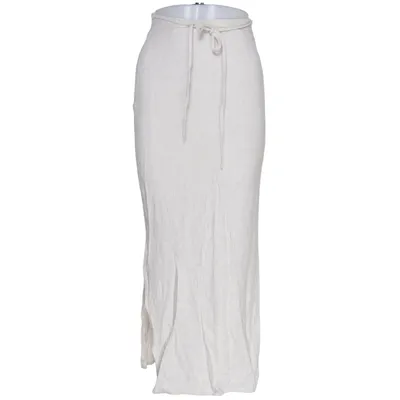 Maxi skirt (Beige) from Shein Linen, Viscose