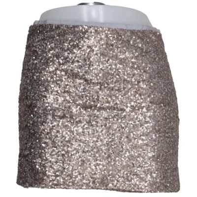 Nederdel (Guld) fra ONLY Weekend Wardrobe Polyester, Viscose