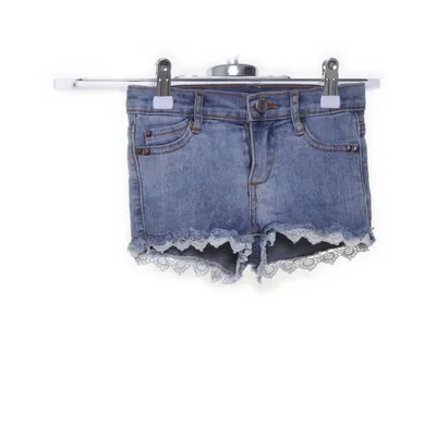 Jeansshorts (Blå, Vit) från Uniq Mini Bomull, Elastan, Polyester