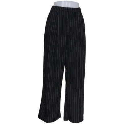 Pantalon de costume (Noir, Blanc) de H&M Élasthane, Polyester, Viscose