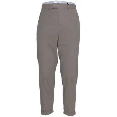 Kostuumbroek (Grijs) van H&M Man Elastaan, Polyester, Viscose