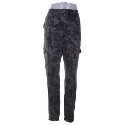 Cargobyxor (Grå, Flerfärgad) från Zizzi Bomull, Elastan